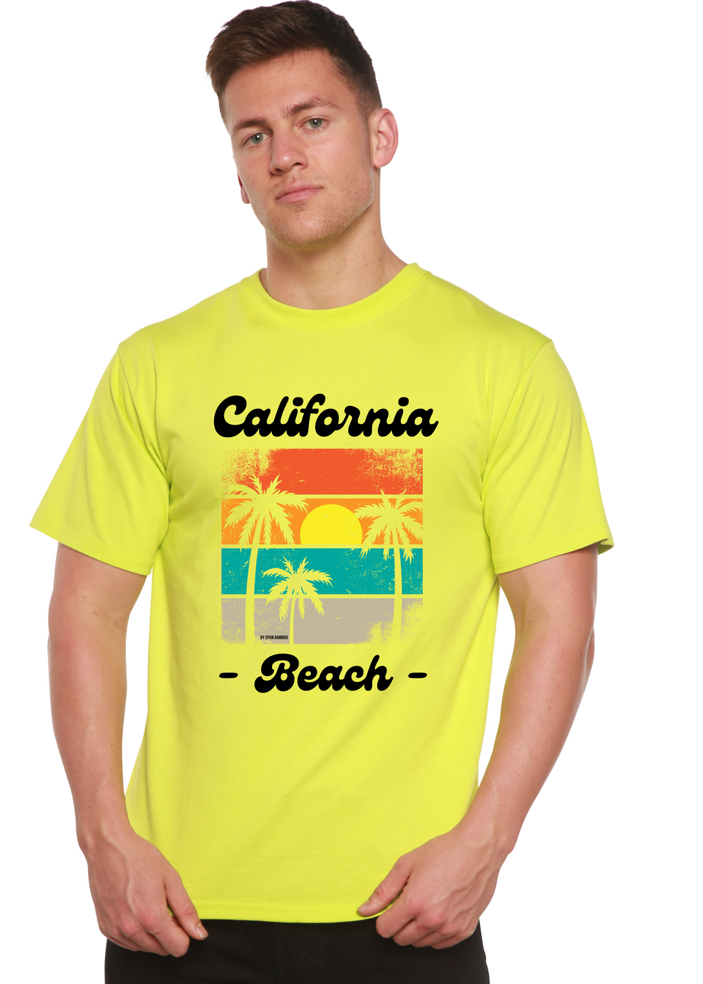 California Beach Unisex Bamboo Viscose/Organic Cotton Short Sleeve Graphic T-Shirt