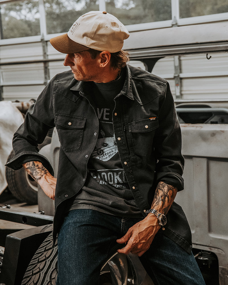 Earl Denim Shirt - Vintage Black