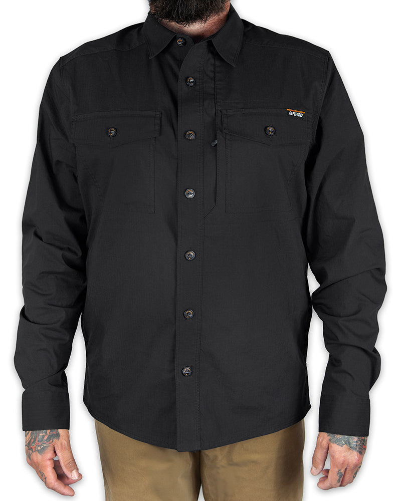 Echo Bravo LS Shirt - Vintage Black