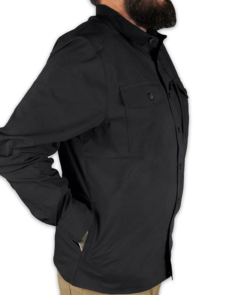 Echo Bravo LS Shirt - Vintage Black