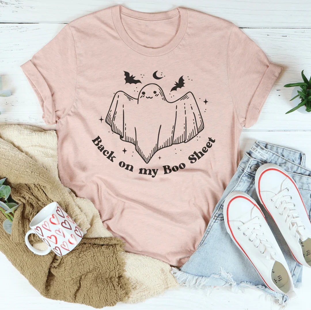 Back On My Boo Sheet Tee