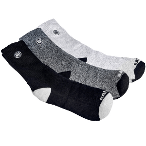Premium Bamboo Rayon Crew Socks - 3 Pair Gift Box