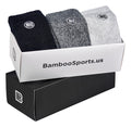 Premium Bamboo Rayon Crew Socks - 3 Pair Gift Box