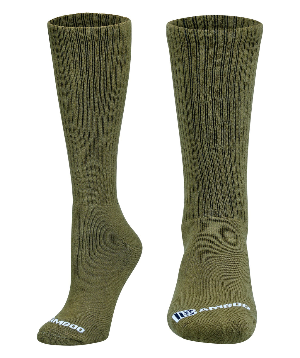 Military Knee high Premium Crew Socks (2 Pack)