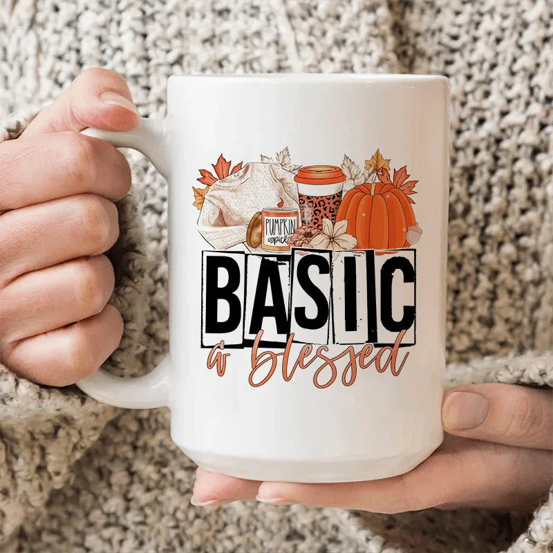 Basic & Blessed Ceramic Mug 15 oz