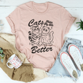 Cats Make My life Better Tee