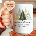Custom Grandma Christmas mug