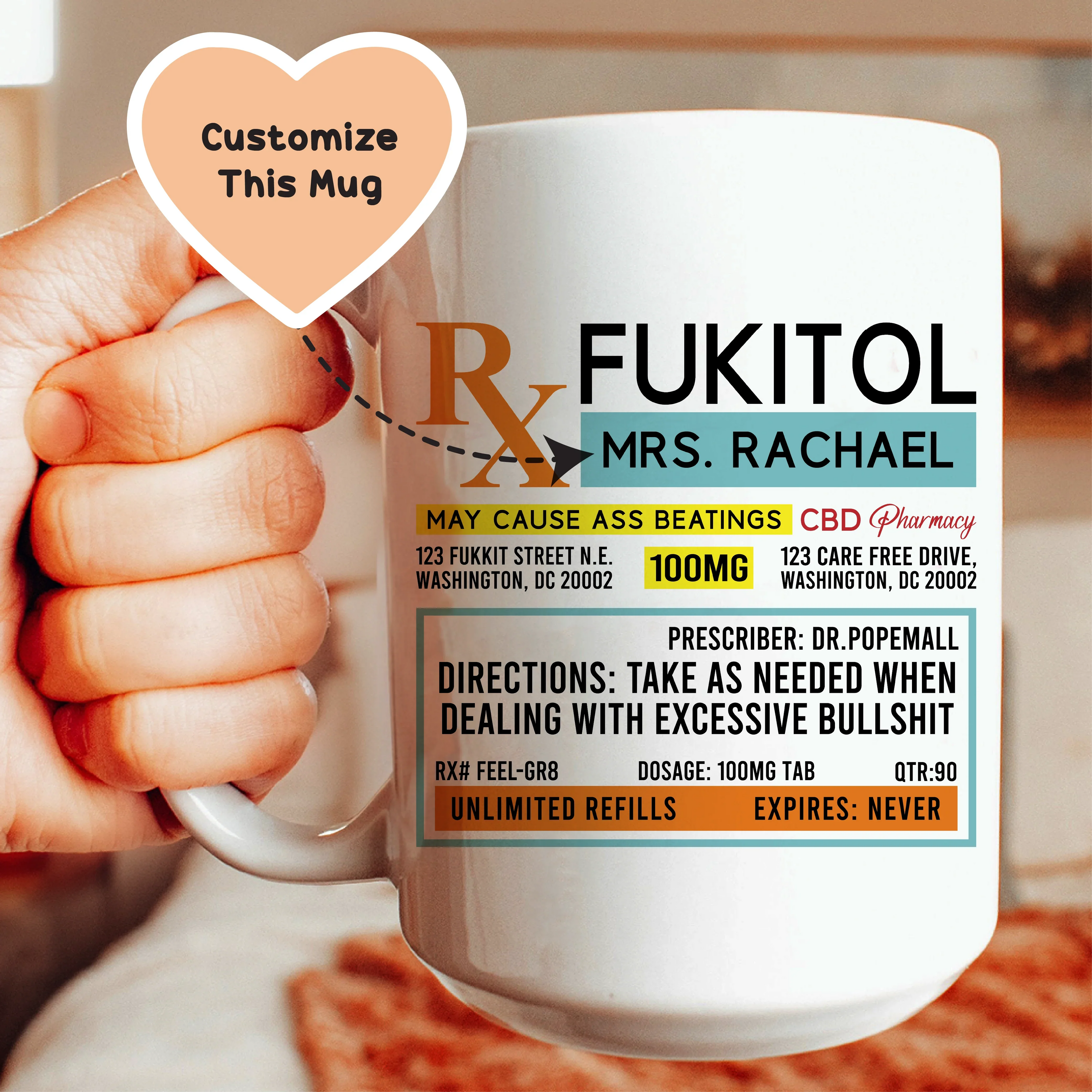 Fukitol Custom Mug