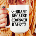 God Grant Me Peace Ceramic Mug 15 oz