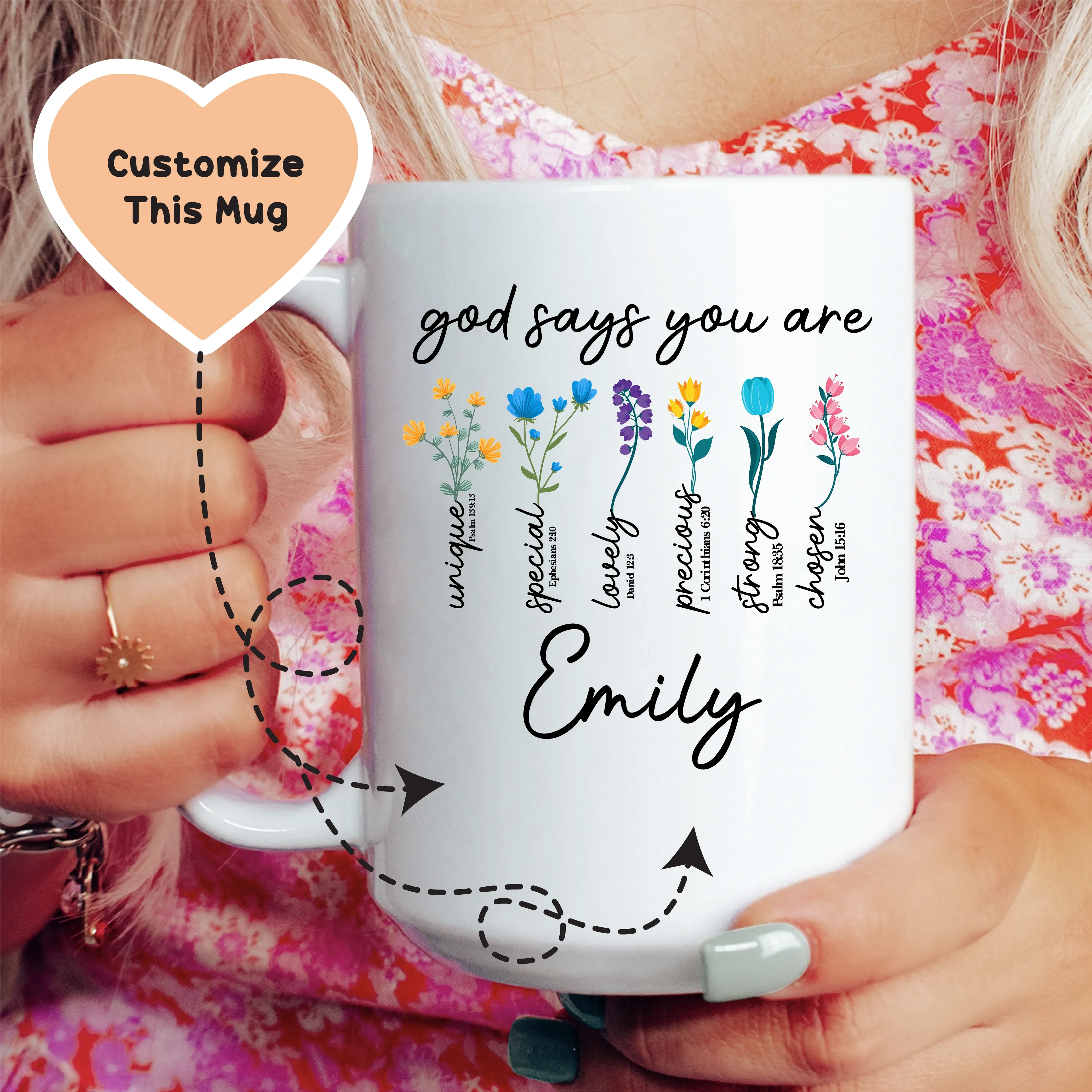 God Says You Are Custom Mug