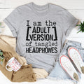 I Am The Adult Version Of Tangled Headphones Tee