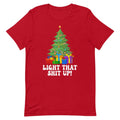 Light That Up Christmas Tree Tee
