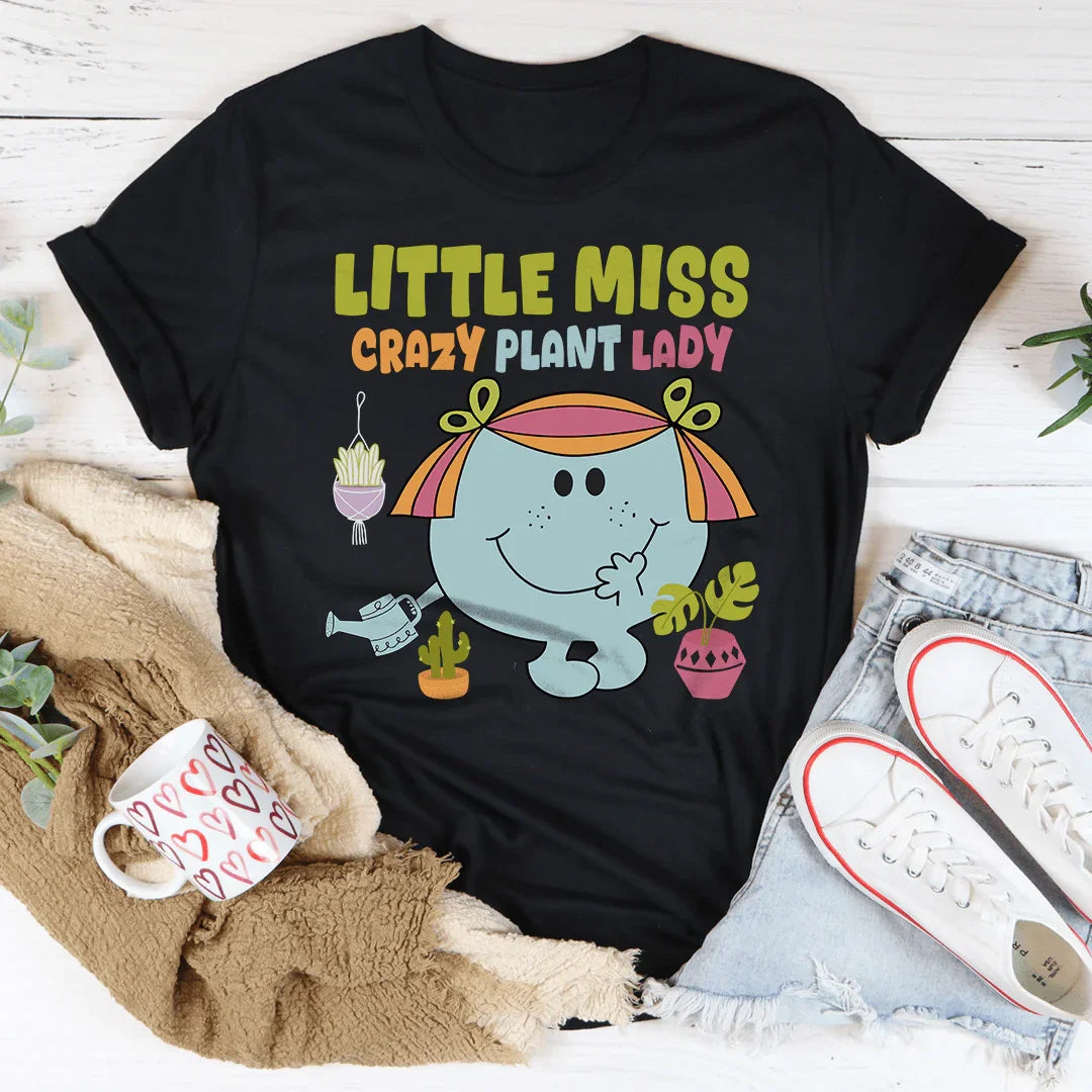 Little Miss Crazy Plant Lady Tee