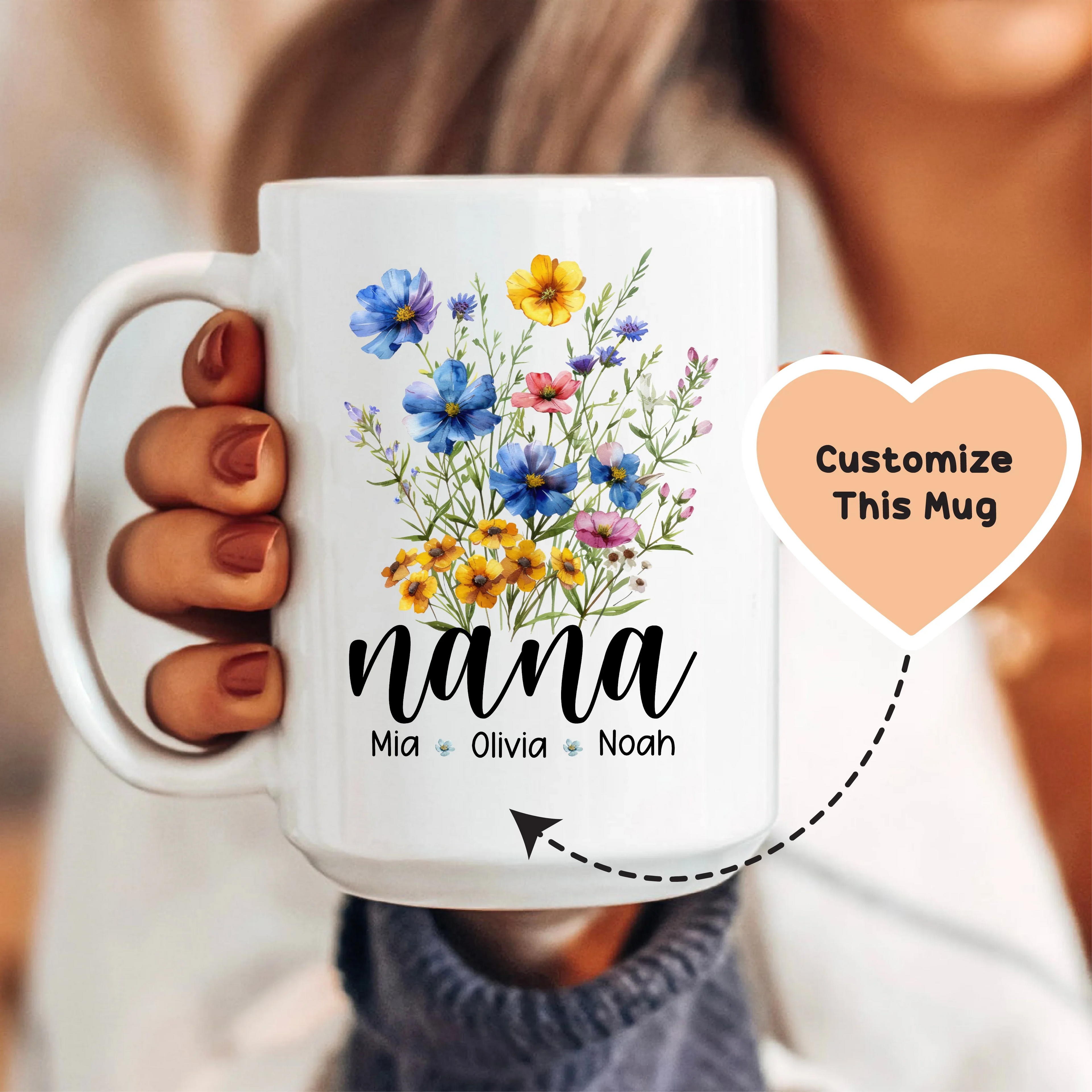 Personalized Grandma Mug