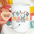 Personalized Mom Mug With Kids Names