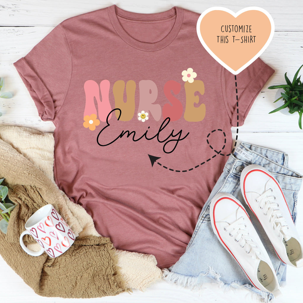 Personalized Nurse Tee