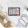 She's Clothed In Buffalo Plaid And Ugly Sweaters Tee