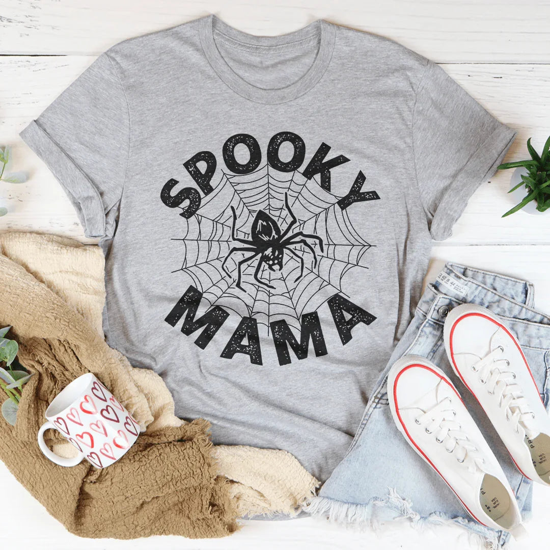 Spooky Mama Spider Web Tee